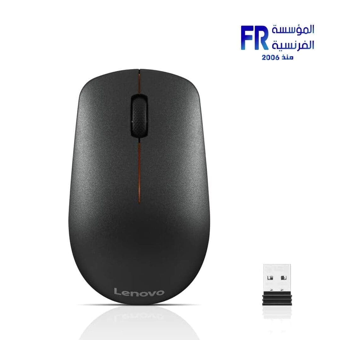 ماوس لينوفو 400 لاسلكي أسود