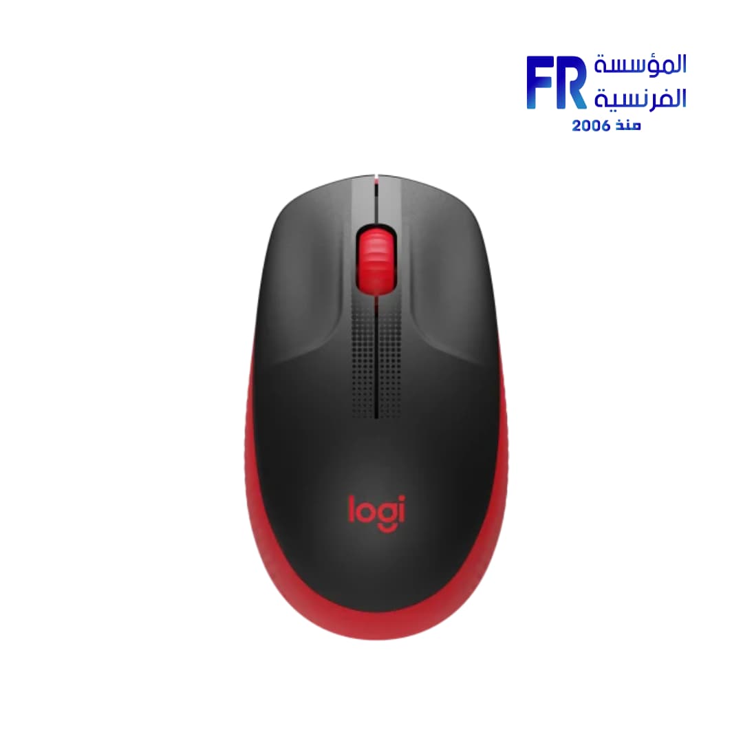 Logitech M190 Red Wireless Mouse