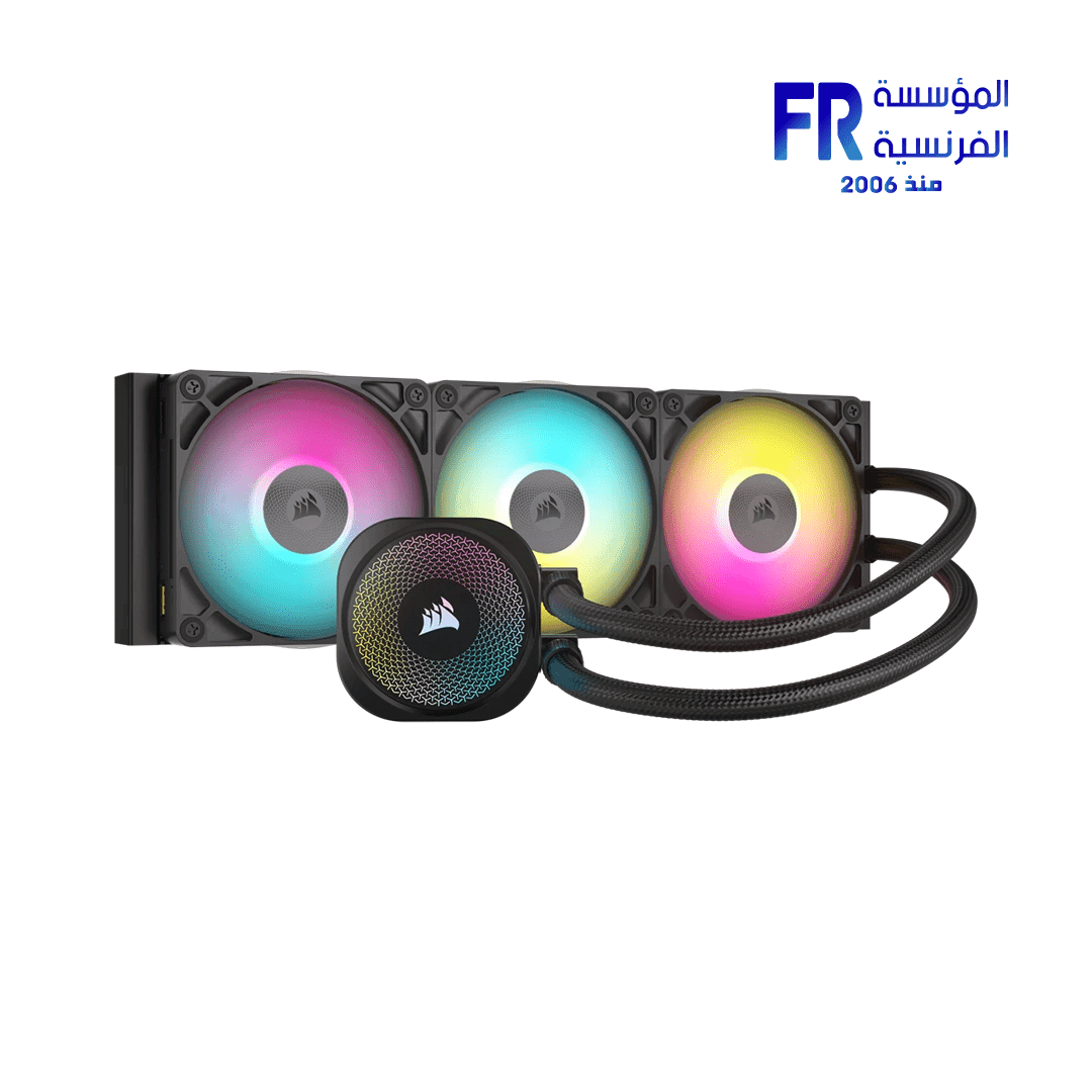 مبرد مائي كورسير Icue Link Titan 360 RX RGB مقاس 360mm للمعالج