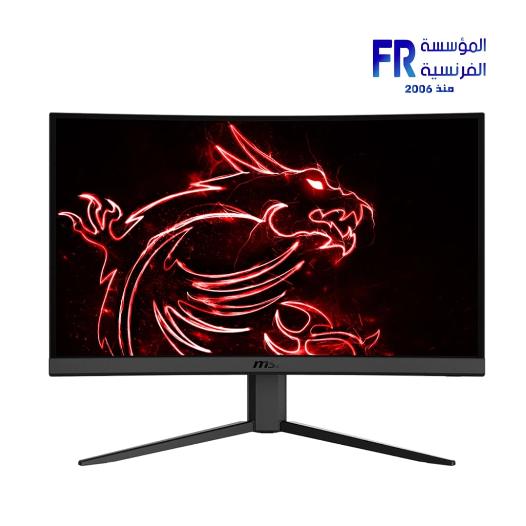 شاشة جيمنج ام اس اي C24C4 مقاس 24 بوصة 144Hz 1Ms VA منحنية