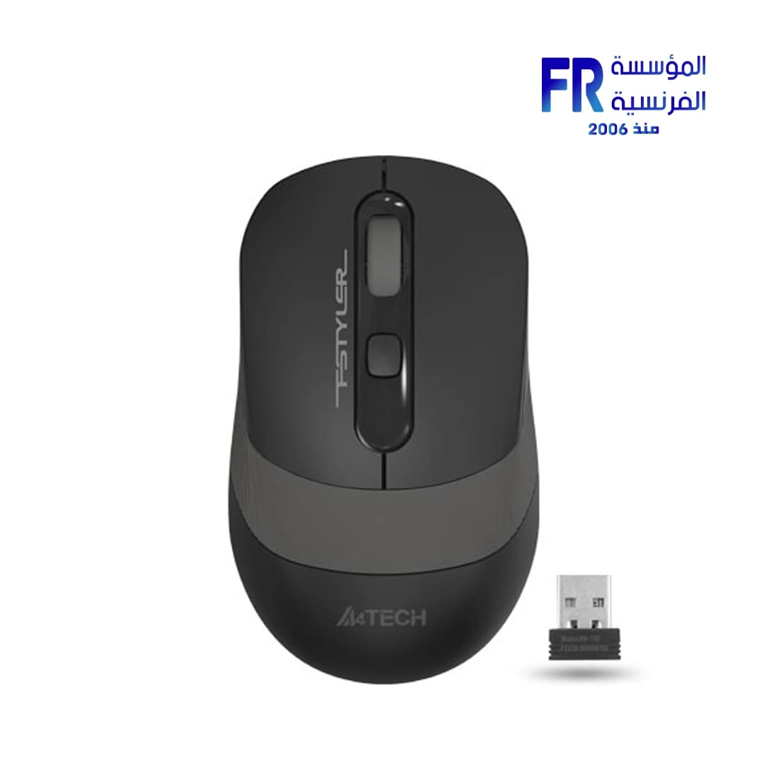 ماوس A4Tech Fg10 لاسلكي - رمادي