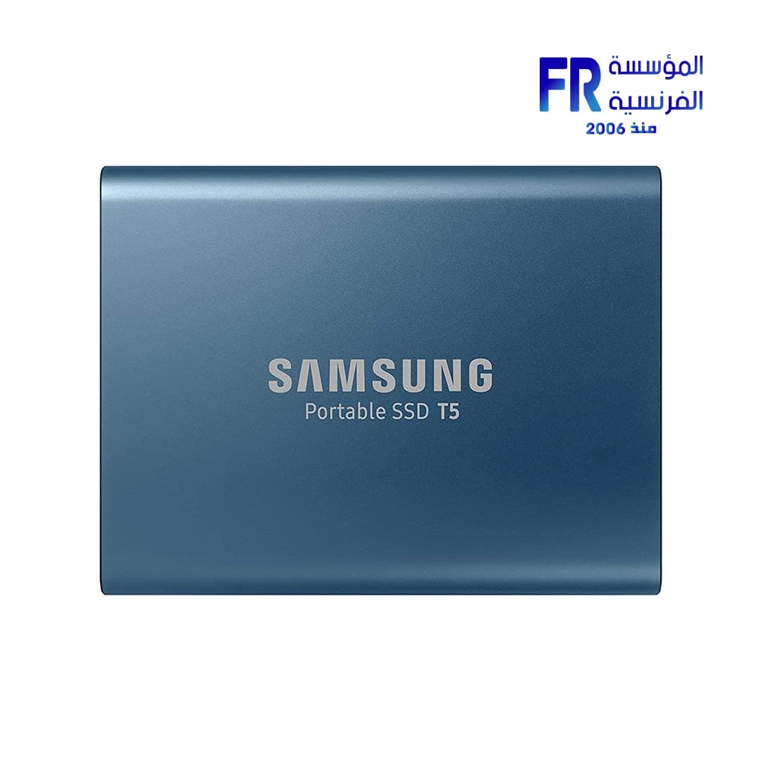 سامسونج T5 هارد SSD خارجي 500 جيجا لون أزرق