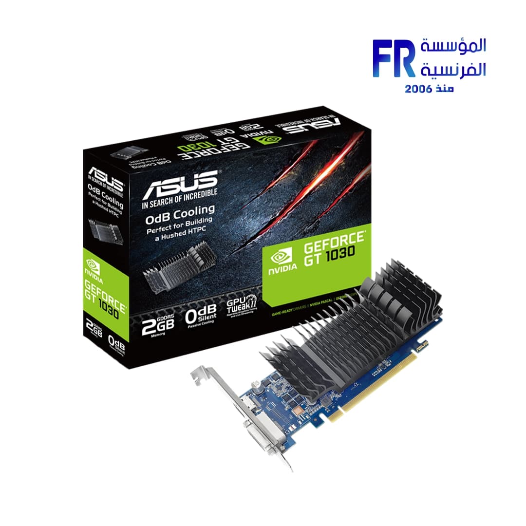 كرت شاشة اسوس GeForce GT 1030 2GB Low Profile GDDR5