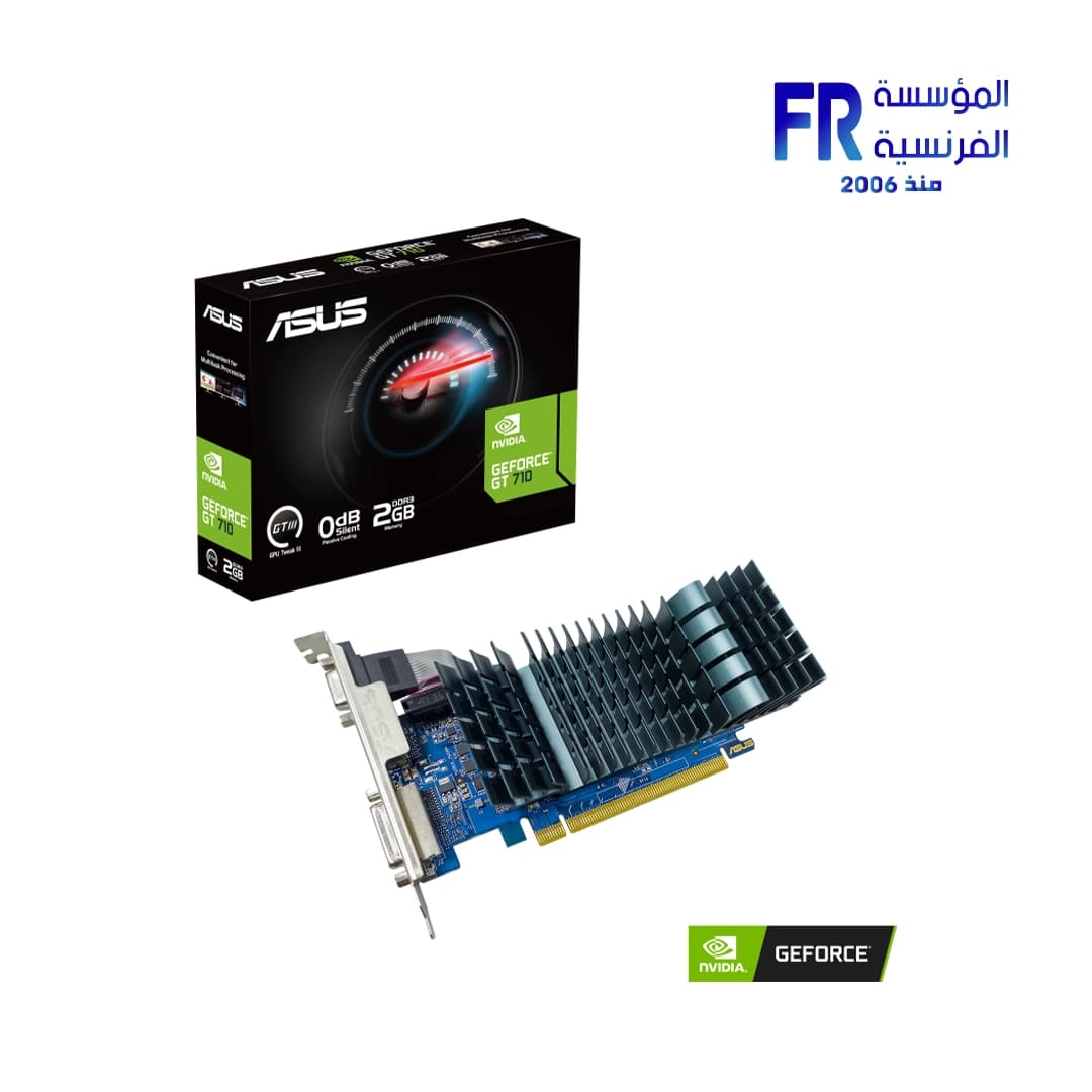 كرت شاشة اسوس GeForce GT 710 Evo 2GB Low Profile DDR3