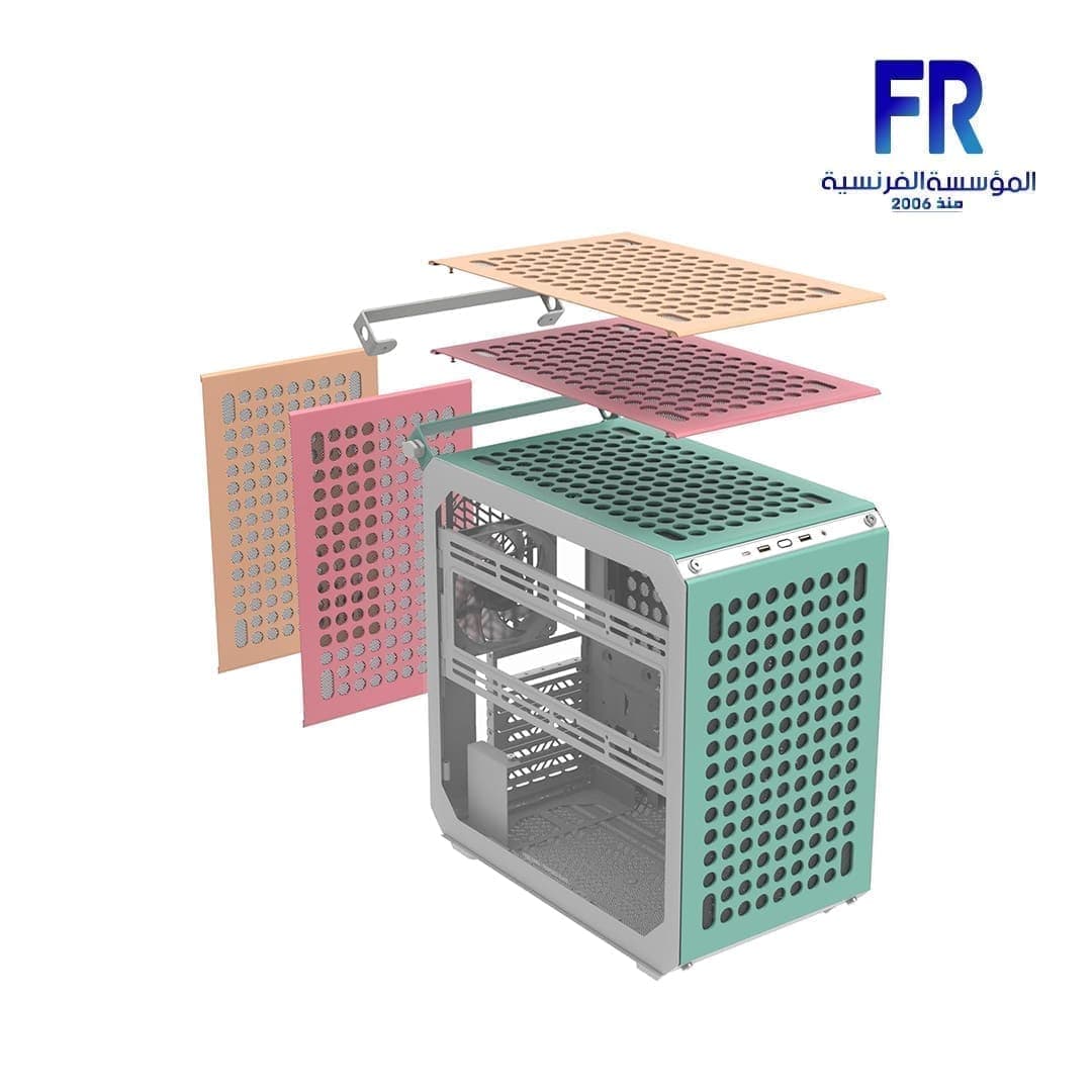 كيسة كولر ماستر Qube 500 Flatpack إصدار Macaron Mid Tower
