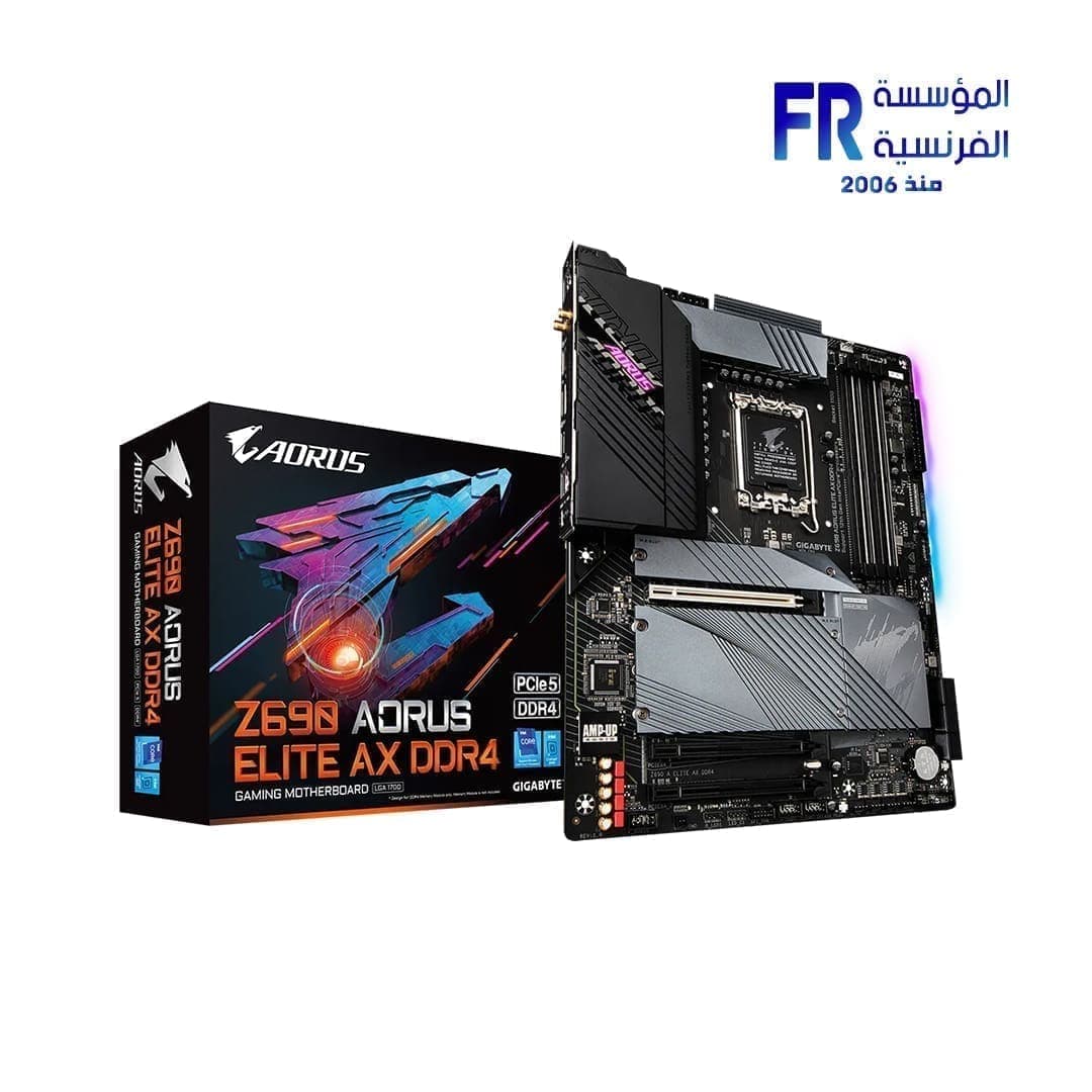 لوحة أم جيجابايت Z690 Aorus Elite AX DDR4