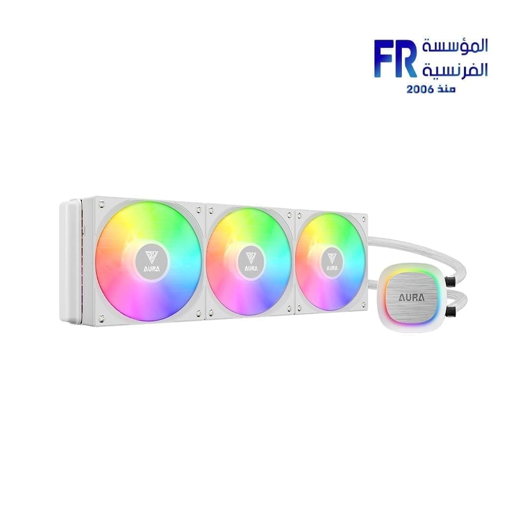 Gamdias Aura GL360 V2 WH 360mm ARGB AIO White Cpu Liquid Cooler