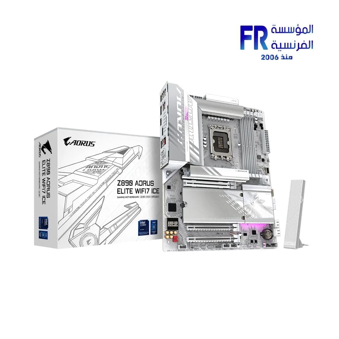لوحة أم جيجابايت Z890 A Elite WIFI 7 LGA1851 ICE جيمنج