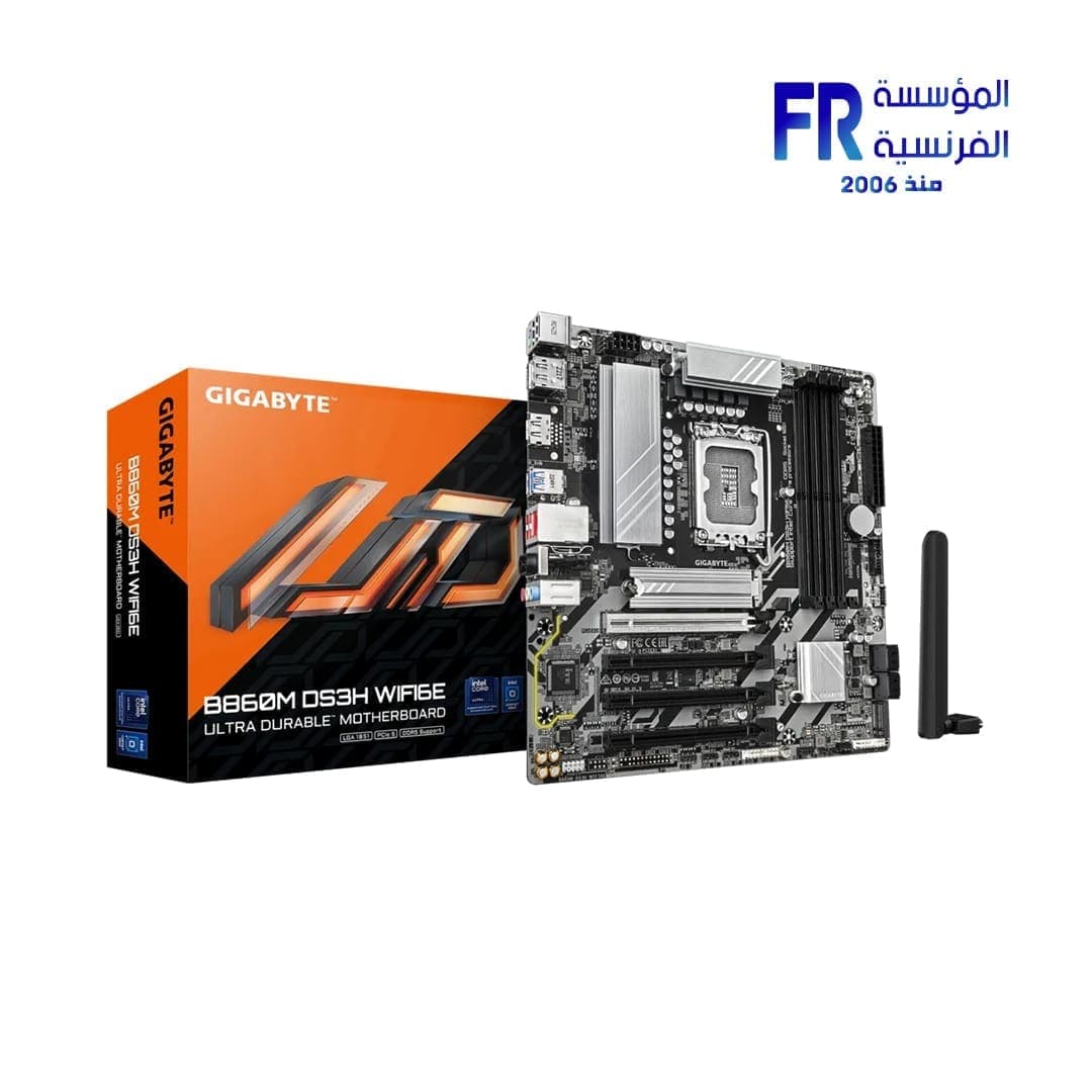 Gigabyte B860M DS3H WIFI6E UD LGA1851 Motherboard