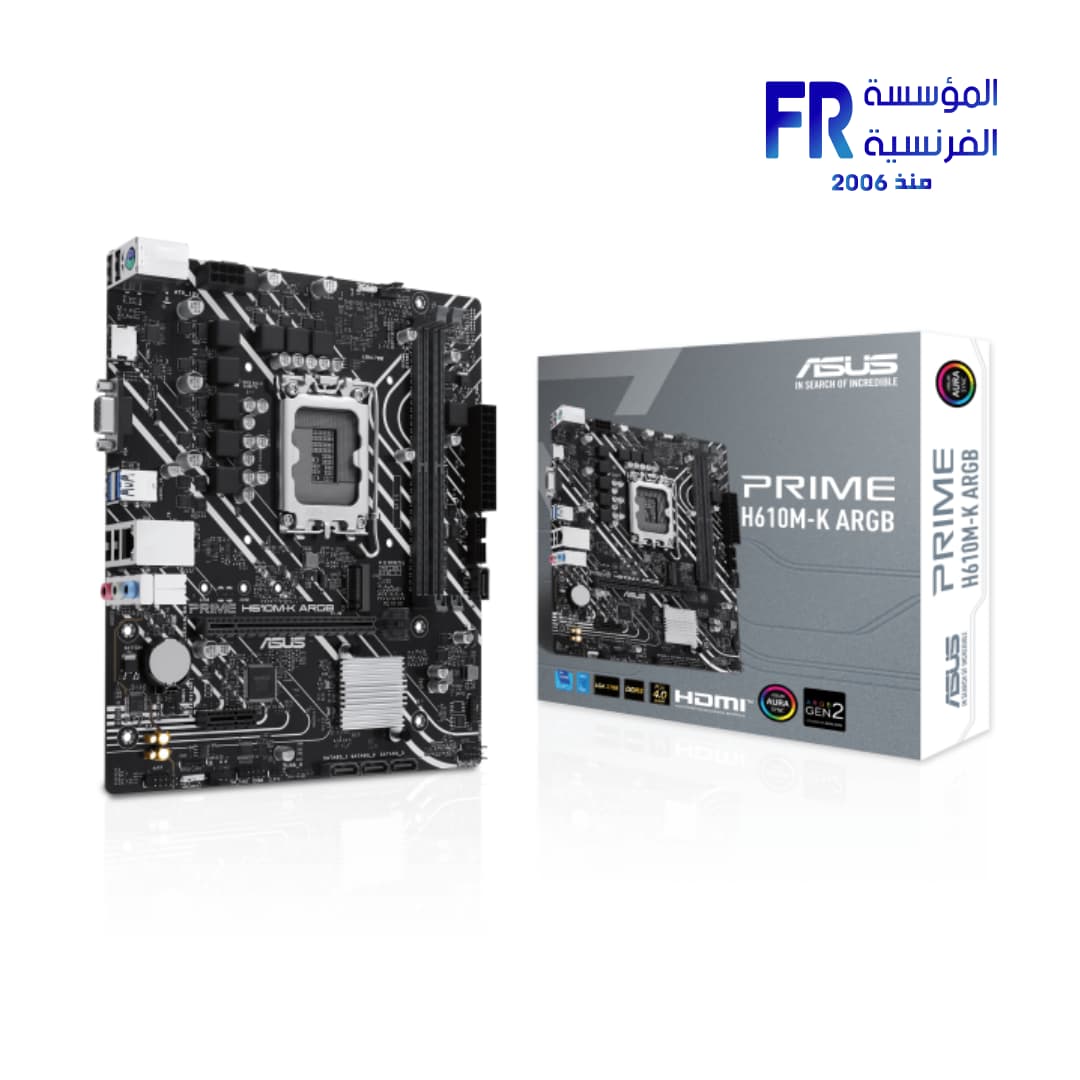 لوحة أم اسوس Prime H610M K Argb