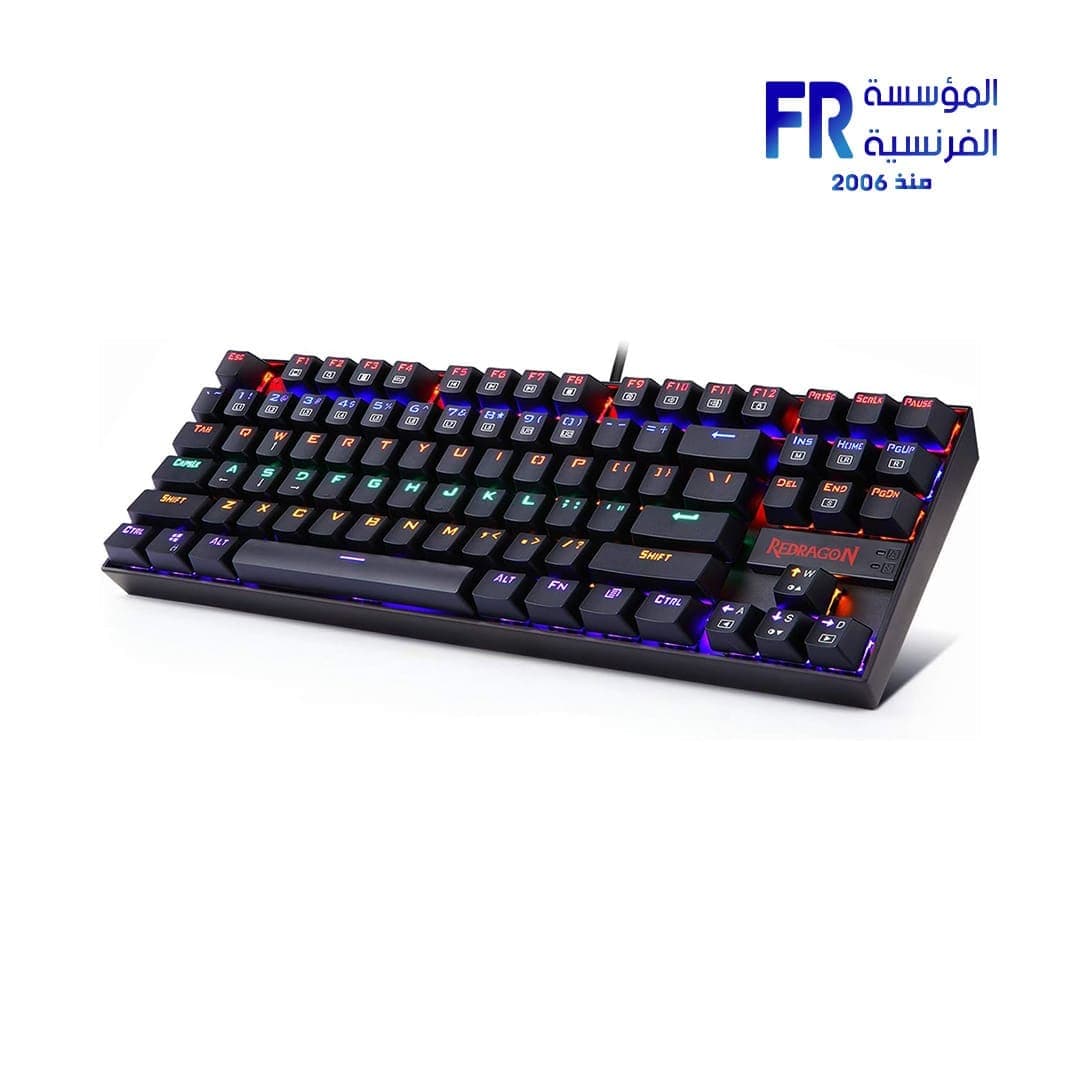 Redragon Kumara K552 Brown Switch Rainbow AR Wired Mechanical Gaming Keyboard