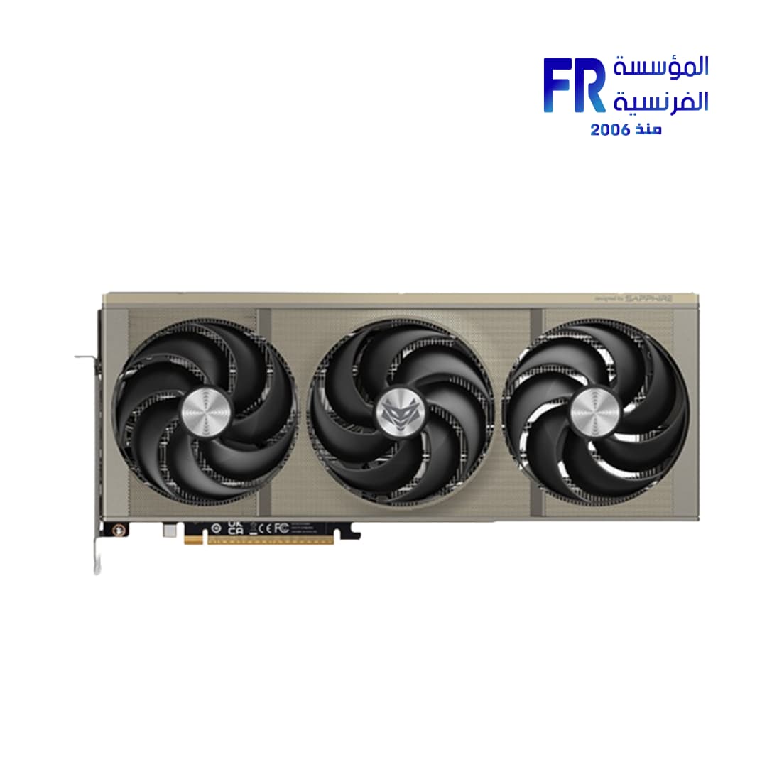 كرت شاشة Sapphire Nitro + Radeon RX 9070 XT Gaming OC 16GB 256 bit GDDR6