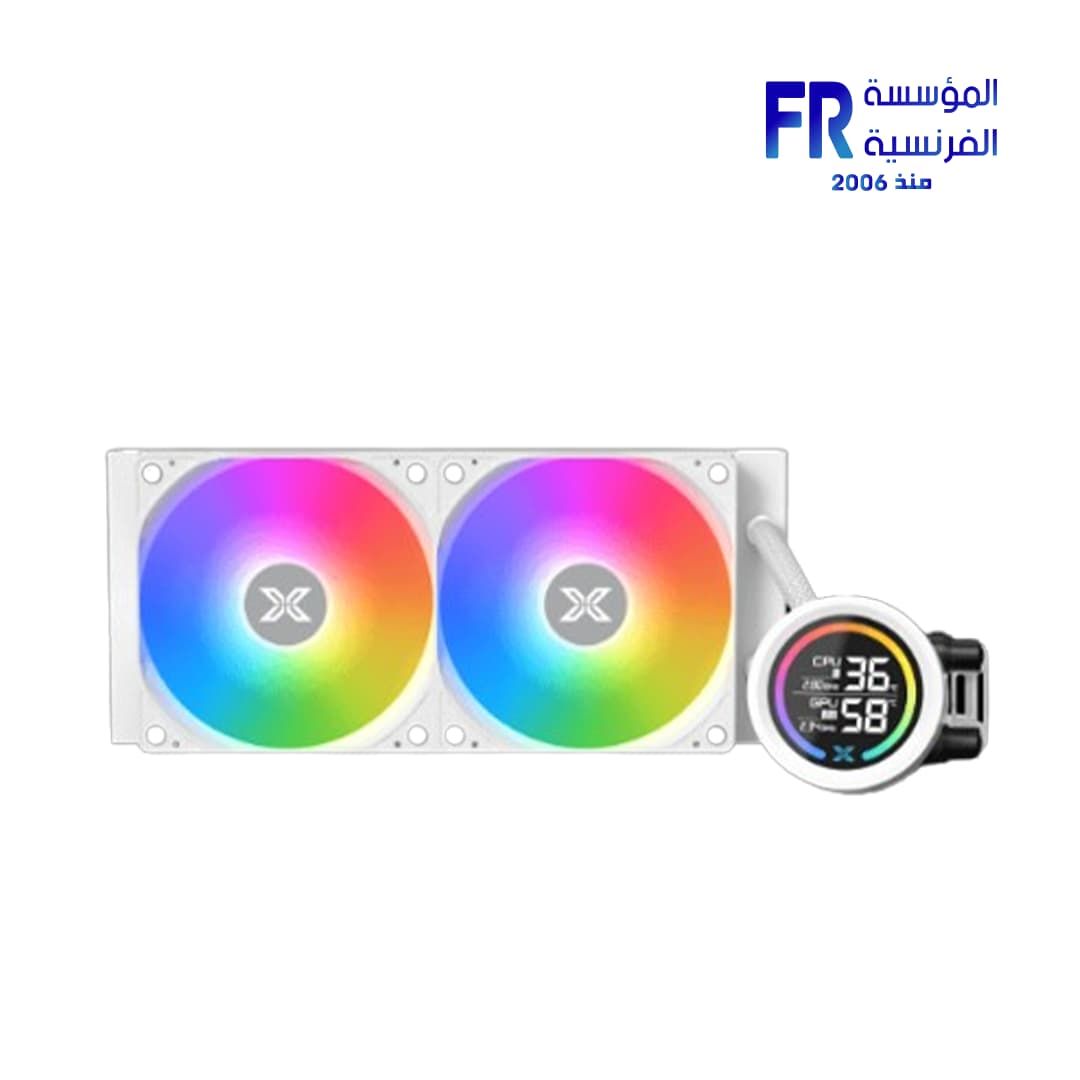 مبرد مائي للمعالج Xigmatek LK 240 Digital Arctic Argb Aio