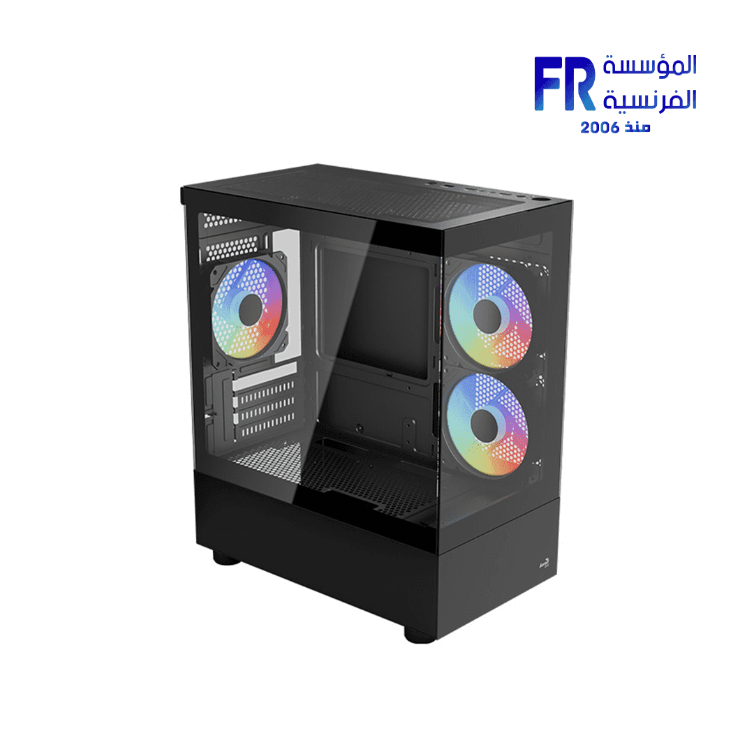 AeroCool Viewport Mini ARGB + Lux 750W 80plus Bronze Psu Mini Tower Case