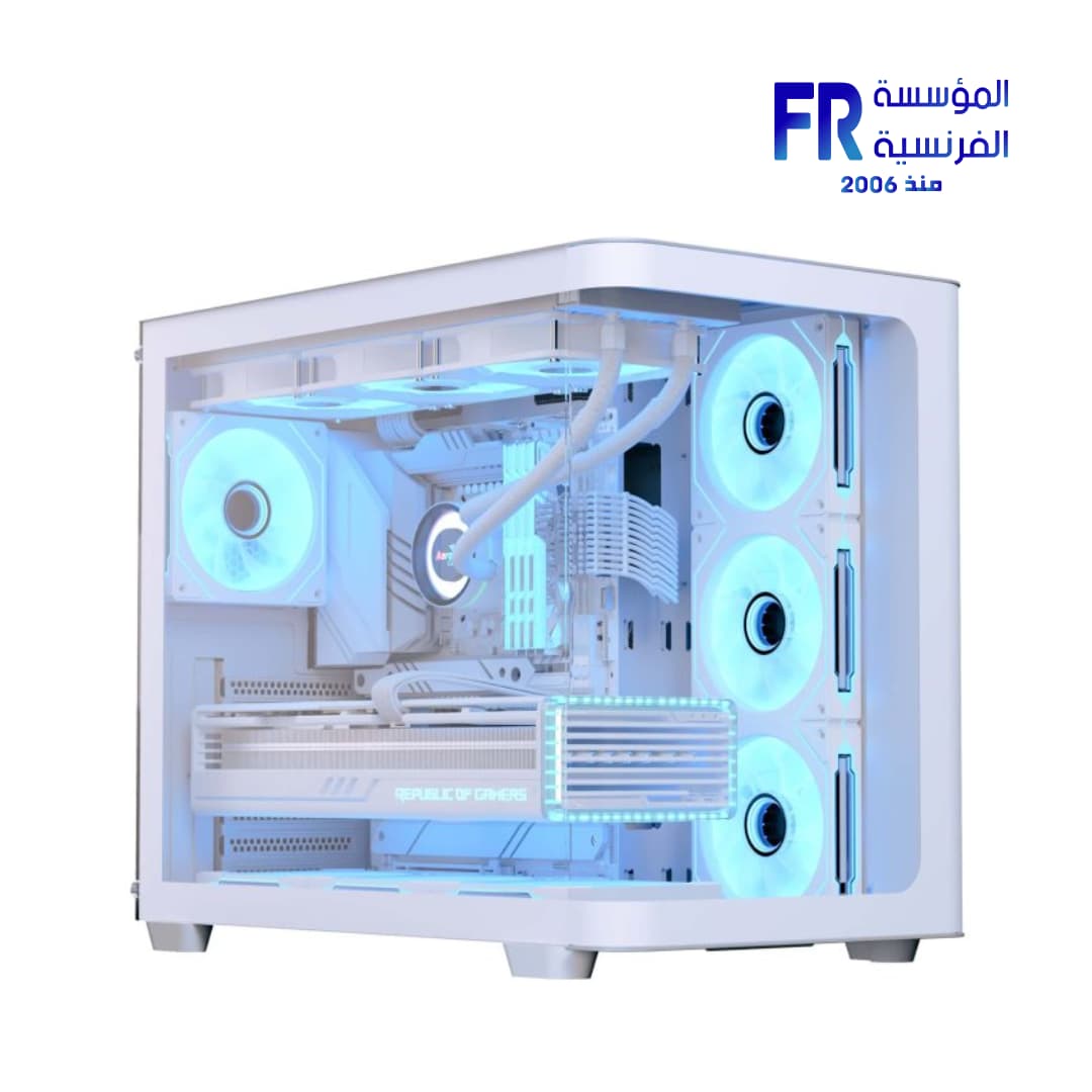 AeroCool P500C ARGB White Mid Tower Case