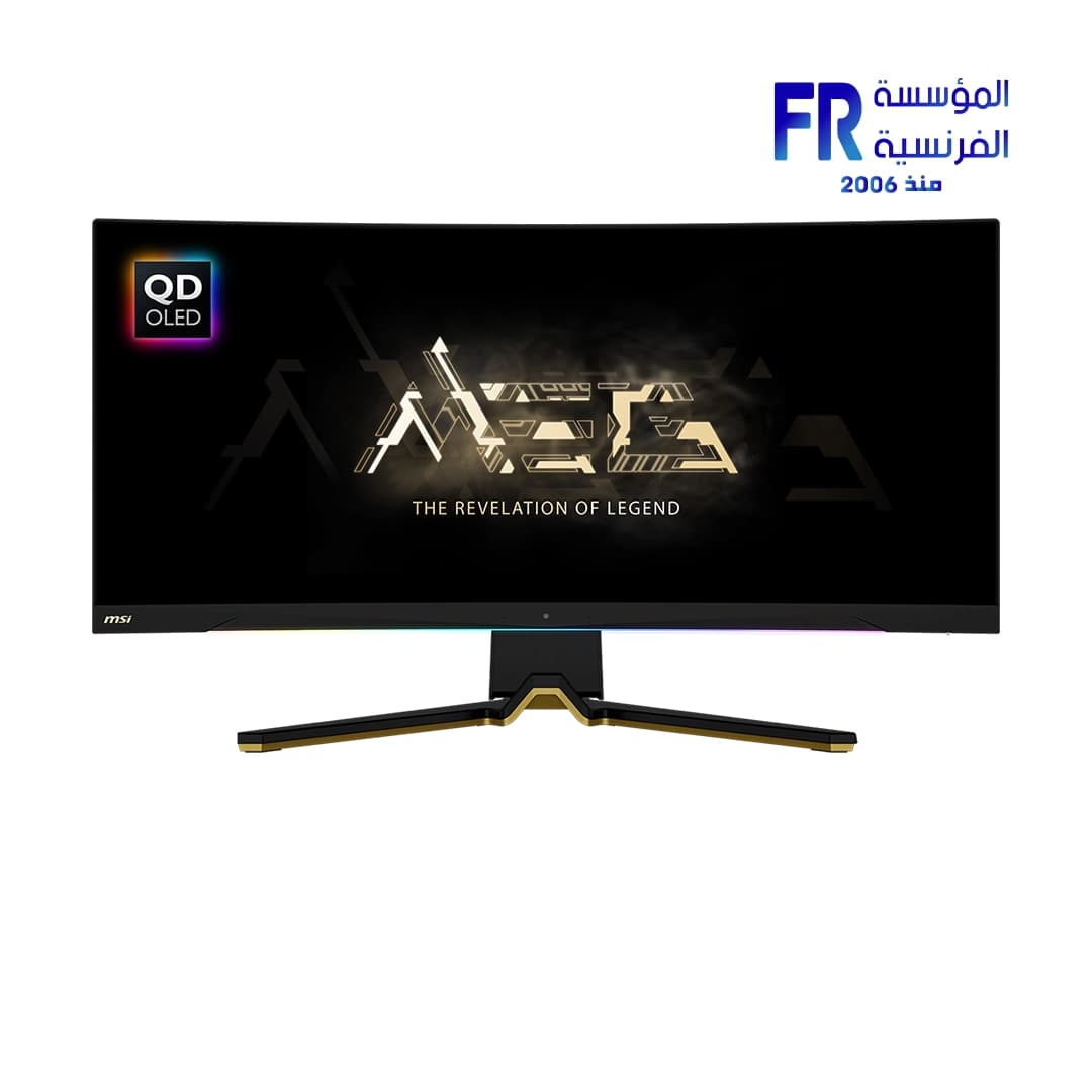 شاشة جيمنج ام اس اي MEG 342C QD-OLED مقاس 35 بوصة، 175Hz، 0.03ms، UWQHD، OLED