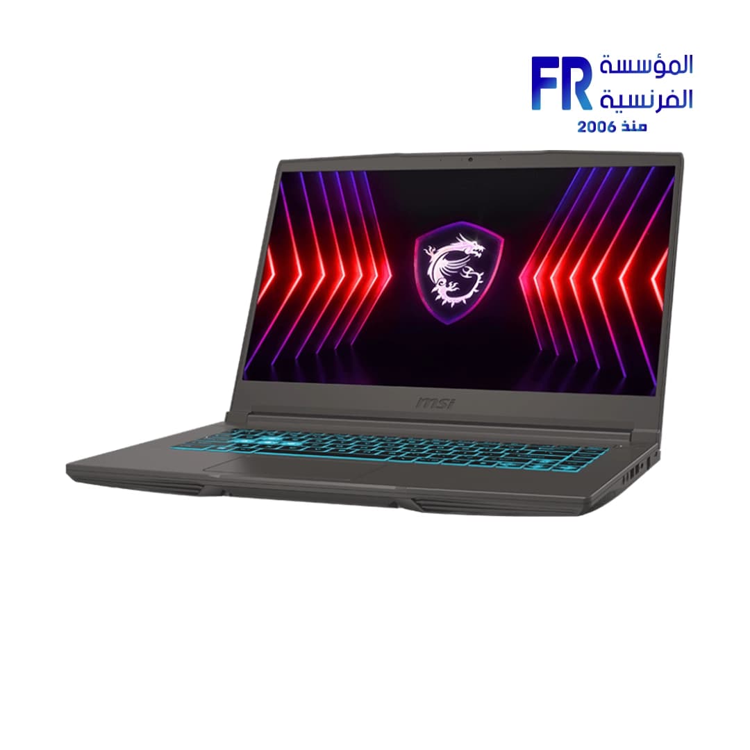 لابتوب جيمنج ام اس اي Thin A15 B7UCK، معالج Ryzen 5 7535HS، رام 8GB DDR5، هارد 512GB SSD، كرت شاشة Geforce RTX 2050 4GB، شاشة 15.6 بوصة FHD 144Hz IPS