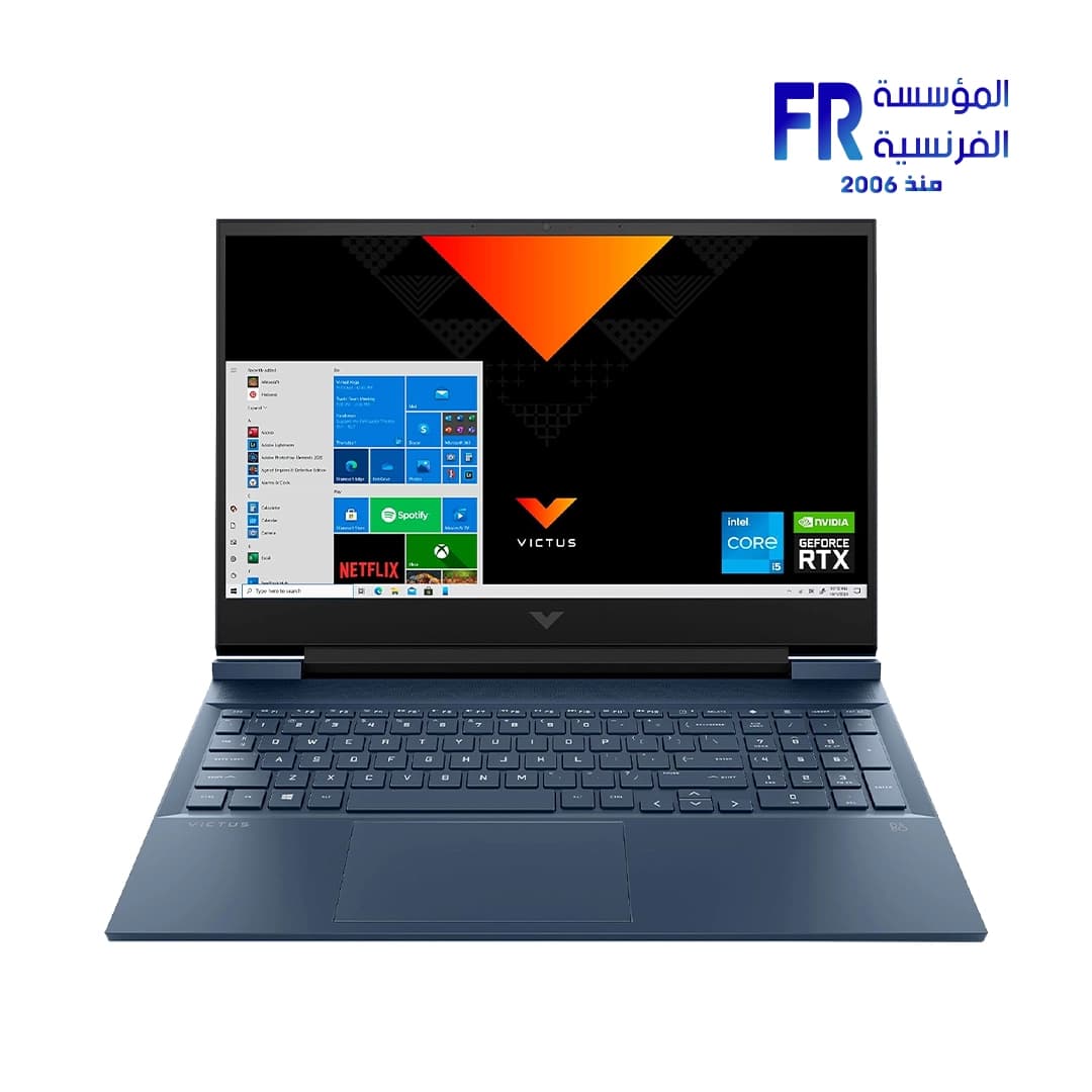 لابتوب اتش بي بمعالج Intel Core I7 13700H بـ 14 نواة، رام 16GB DDR5، هارد 1TB SSD، كرت شاشة Nvidia RTX 4050 6GB، شاشة 16.1 بوصة FHD 144Hz، لون أزرق