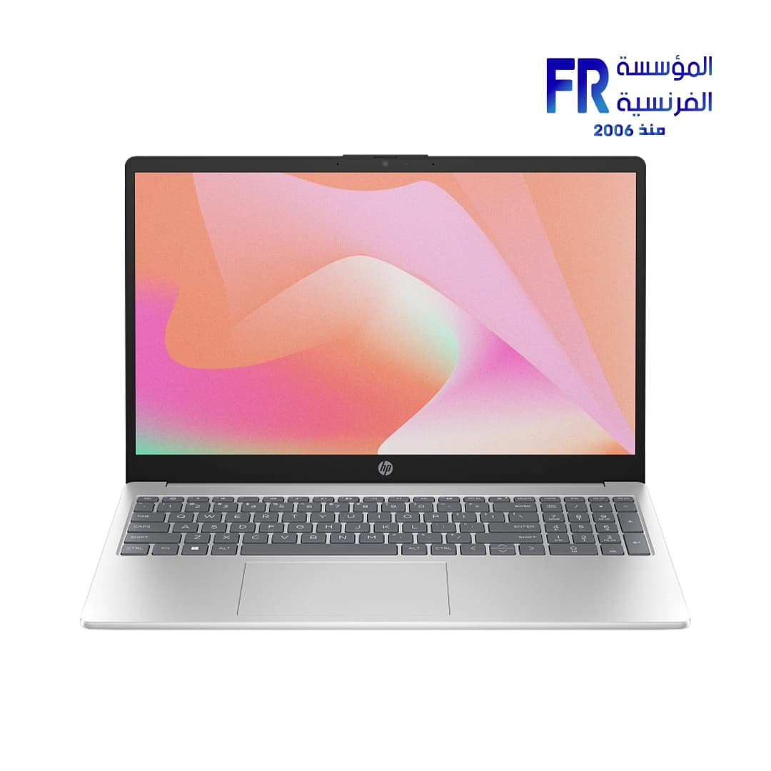 لابتوب اتش بي 15 fd0068ne معالج انتل i7 1355U - رام 8GB - هارد 512GB SSD - كرت شاشة انفيديا GeForce MX570 2GB GDDR6 - شاشة 15.6 FHD - كيبورد مضيء - لون فضي