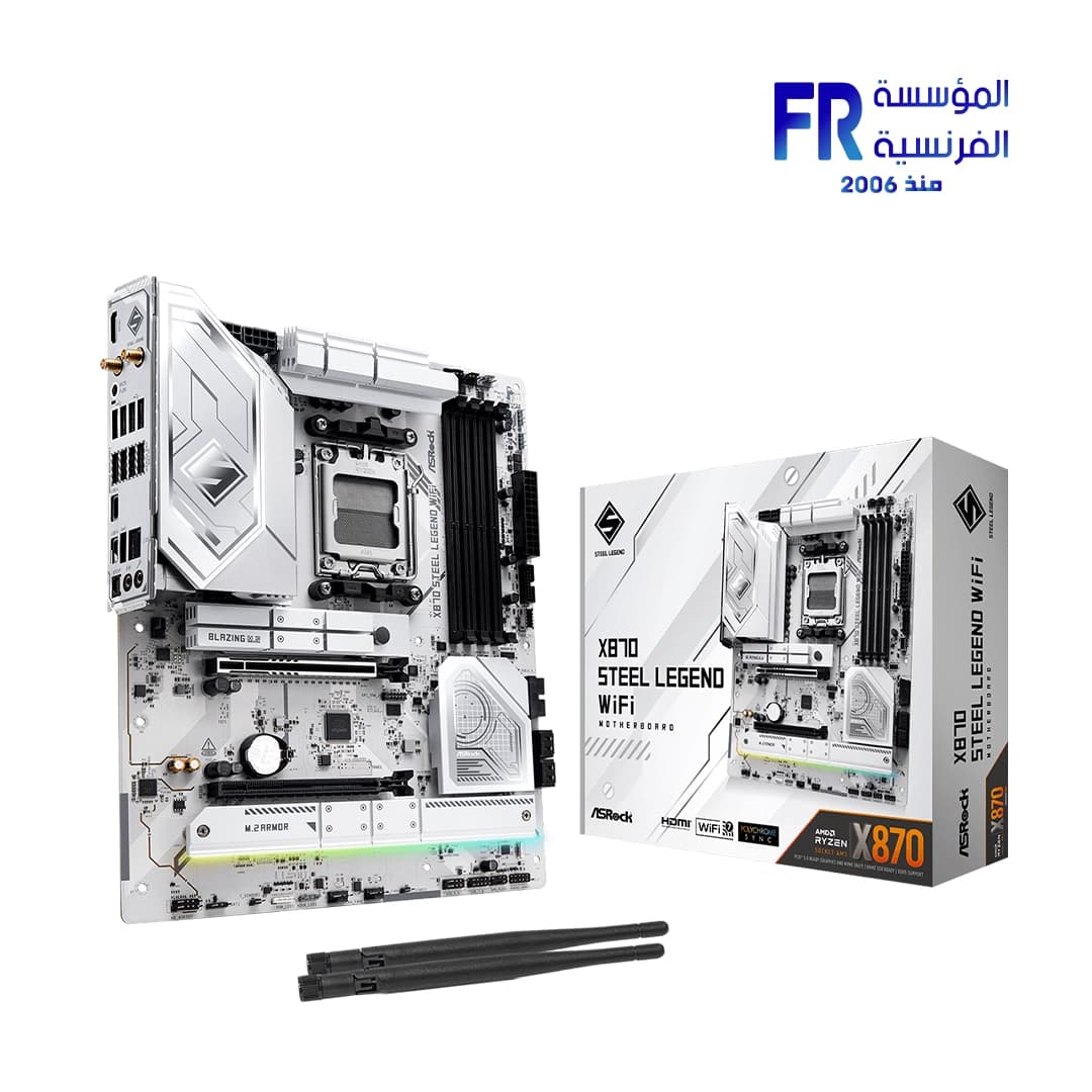 Asrock X870 Steel Legend WiFi Motherboard