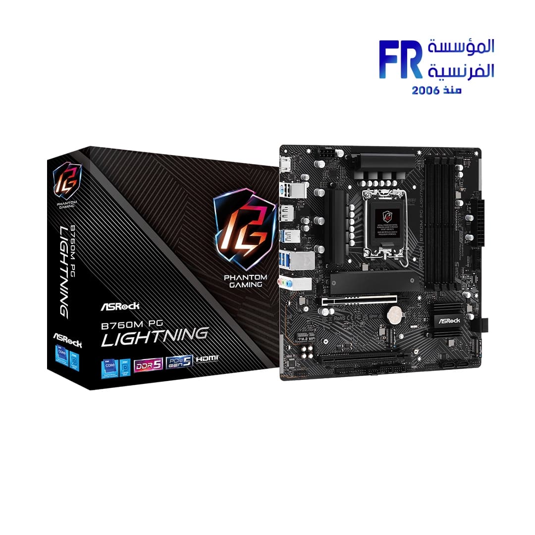 Asrock B760M PG Lightning Motherboard