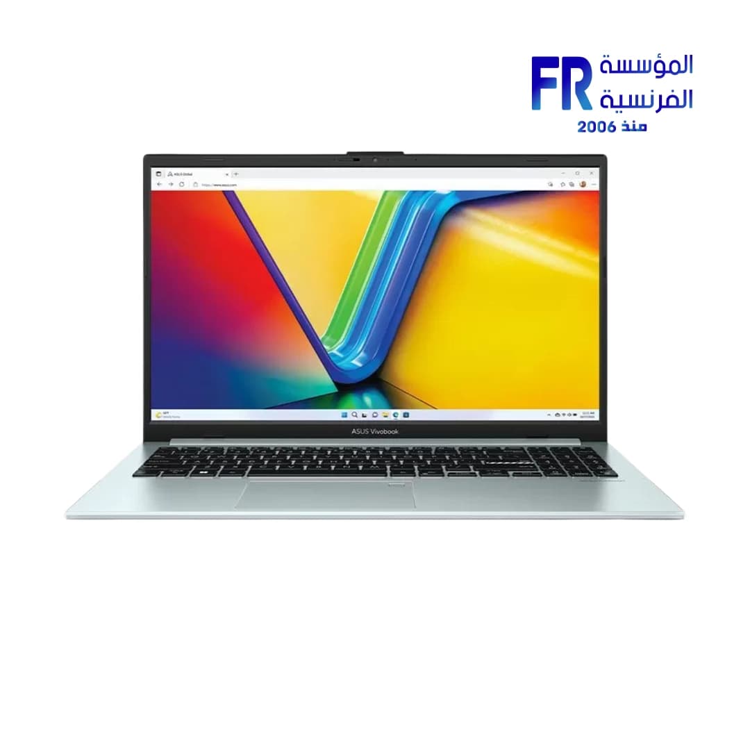 لابتوب اسوس Vivobook Go 15 E1504FA-NJ001 معالج Ryzen 3 7320U – رام 4GB DDR5 – هارد 256GB NVMe SSD – شاشة 15.6 بوصة FHD