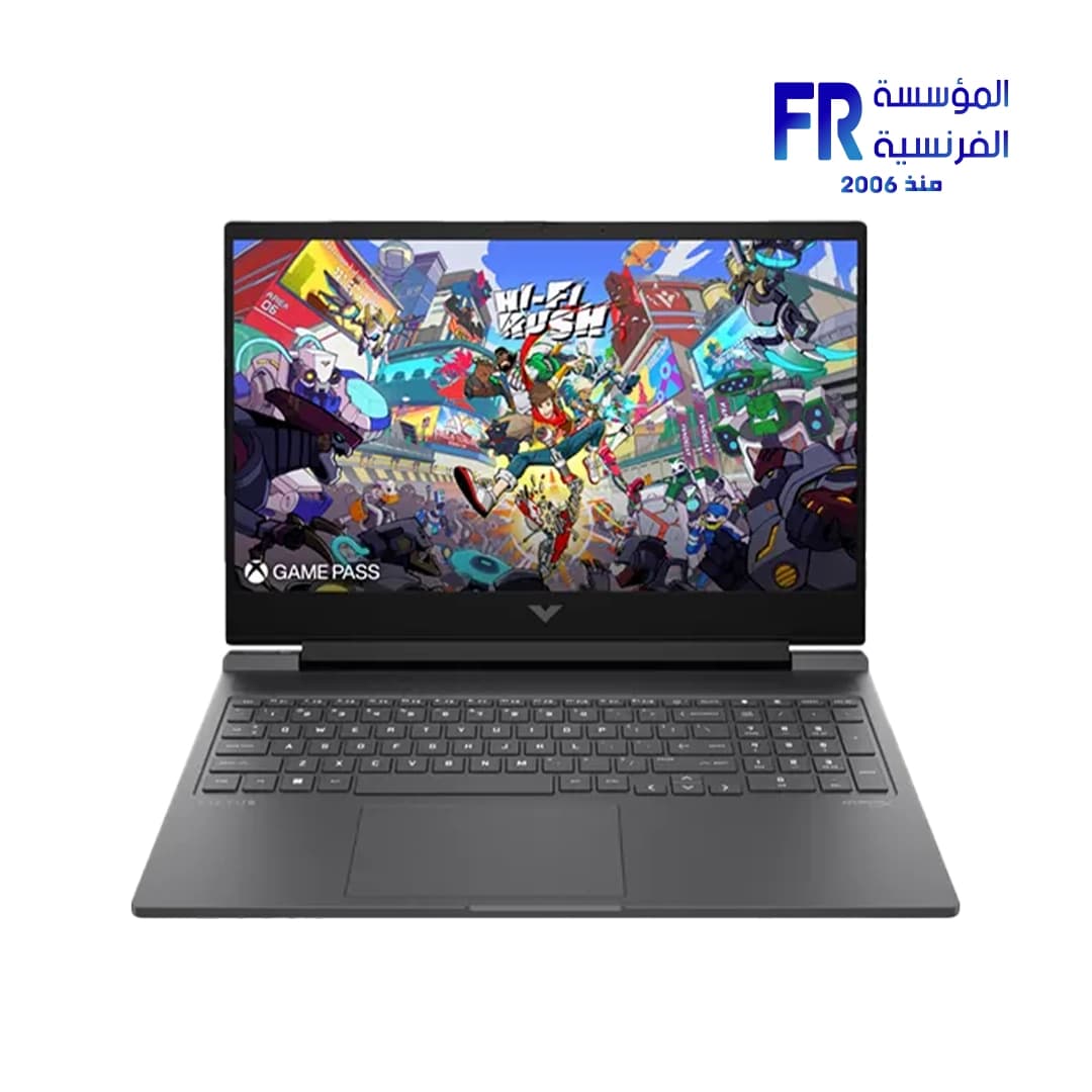 لابتوب اتش بي بمعالج Intel Core I7 14700HX بـ 20 نواة، رام 16GB DDR5، هارد 1TB SSD، كرت شاشة Nvidia RTX 4050 6GB، شاشة 16.1 بوصة FHD 144Hz، لون فضي
