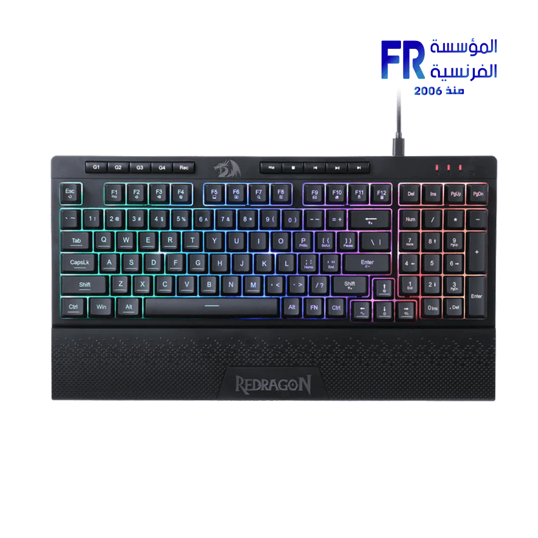 كيبورد جيمنج سلكي ريدراجون Shiva 98 K515 بإضاءة RGB ومفاتيح ماكرو
