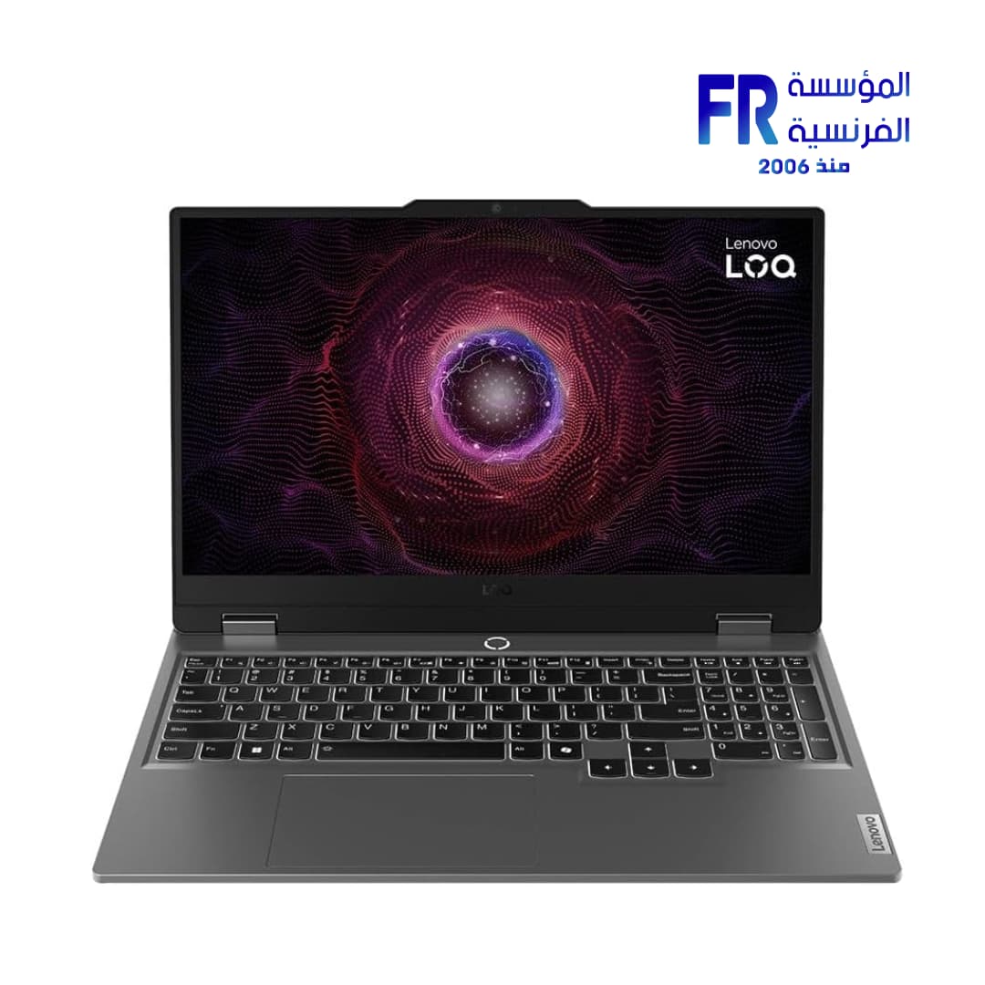 لابتوب لينوفو LOQ 15IAX9-83GS0088PS، انتل Core I5-12450HX – رام 12GB – هارد 512GB SSD – كرت شاشة انفيديا Geforce RTX2050 – شاشة 15.6 بوصة FHD، لون Luna Grey