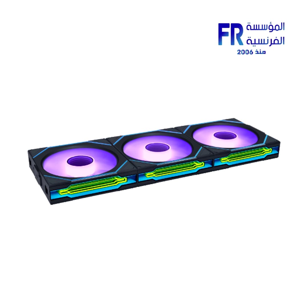 مروحة Lian Li UNI Fan SL Infinity لاسلكية 120 Reversed Blade ARGB عدد 3 مراوح مع وحدة تحكم لاسلكية 2.4 GHz