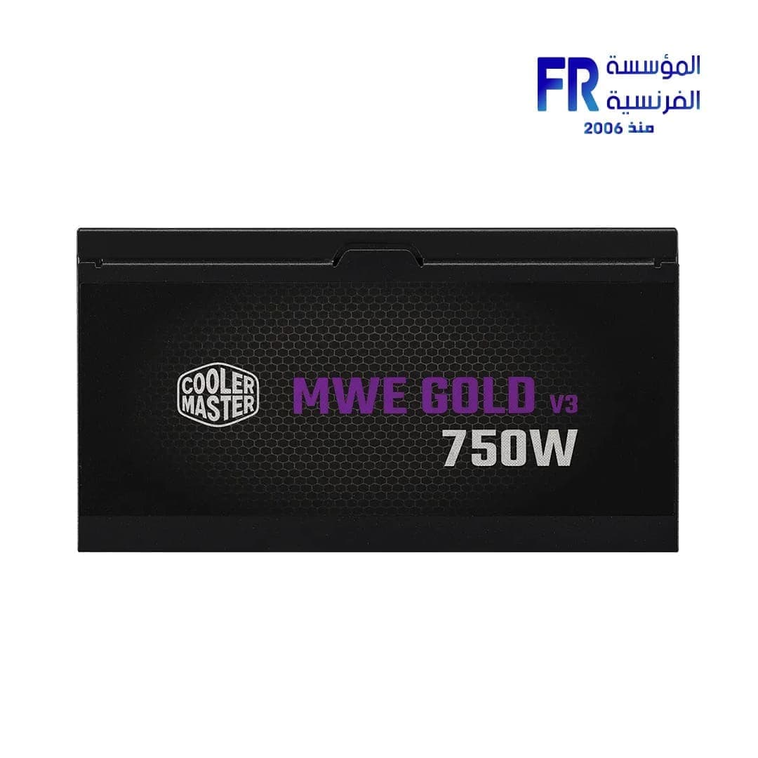 كولر ماستر MWE Gold V3 باور سبلاي 750 وات كفاءة 80 PLUS Gold كامل الوحدات ATX 3.1 PCIe 5.1