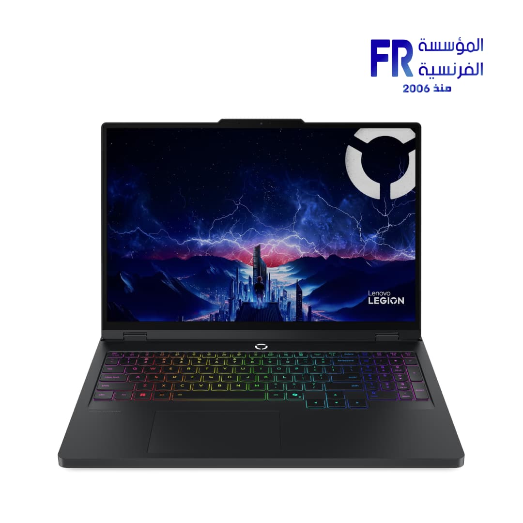 لابتوب جيمنج لينوفو Legion Pro 5 16IAX10 83F30022AX – معالج انتل Core Ultra 9 275HX – رام 32GB DDR5 – مساحة 1TB SSD – كرت شاشة RTX 5070 8GB – شاشة 16 بوصة 165Hz WQXGA OLED G-SYNC – بدون نظام تشغيل – لون Eclipse Black