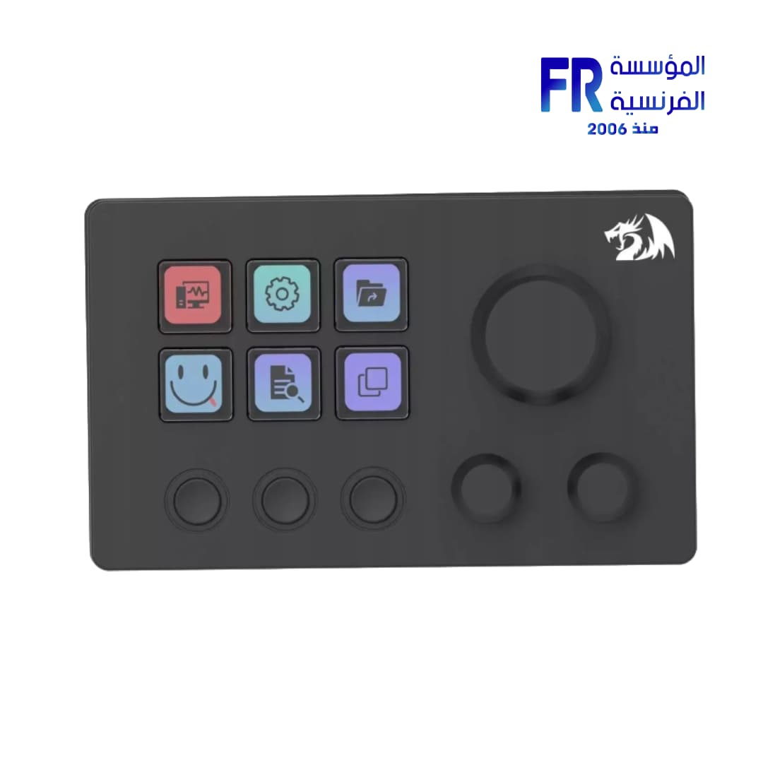 لوحة تحكم ستريمنج ريدراجون Skyrider SS-551 بـ 6 مفاتيح LCD و3 بكرات