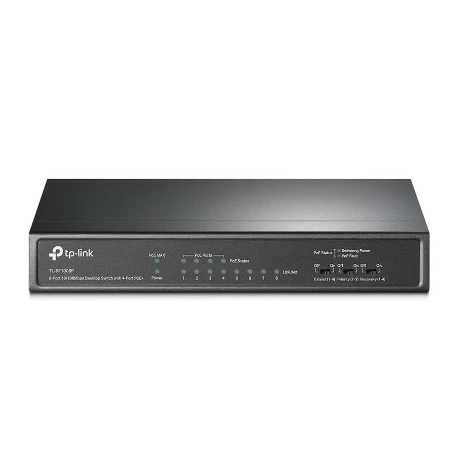 SWITCH 8P TL SF1008LP 10 100 4P POE 41W