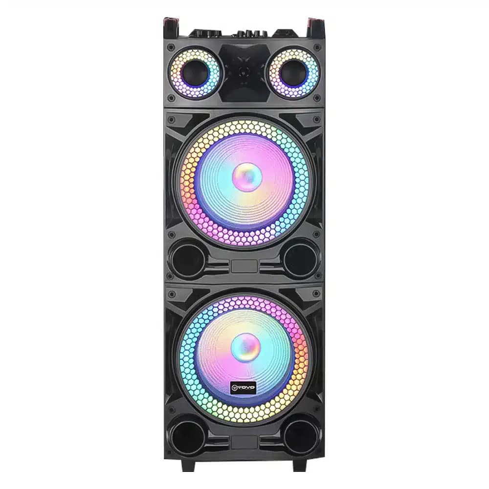 V-1215 VOVO RGB SUBWOOFER BATTERYDOUBLE 12 INCH