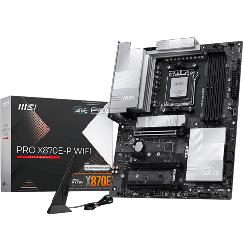 MSI PRO X870E-P WIFI | AM5 | DDR5 | PCIe 5.0 | ATX Motherboard