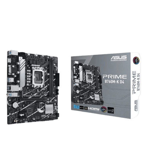Asus PRIME B760M-K D4 | LGA 1700 | DDR4 | PCIe 4.0 | mATX Motherboard
