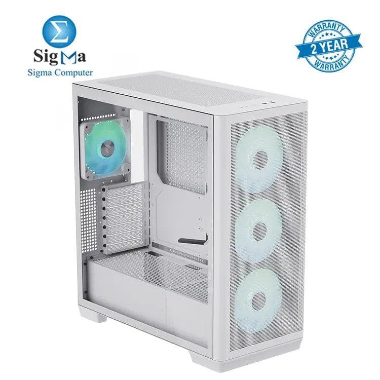 APNX C1 Mid-Tower ATX White PC Case
