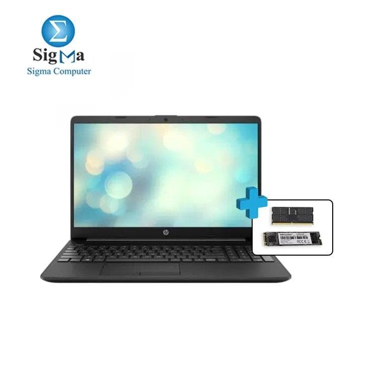 لابتوب اتش بي 15 GW0054nia - معالج اي ام دي Ryzen 3 3250U - كرت شاشة اي ام دي Radeon - رام 4GB DDR4 + رام 8GB (12GB) - هارد 1TB SATA HDD + هارد 128GB SSD - شاشة 15.6 بوصة HD