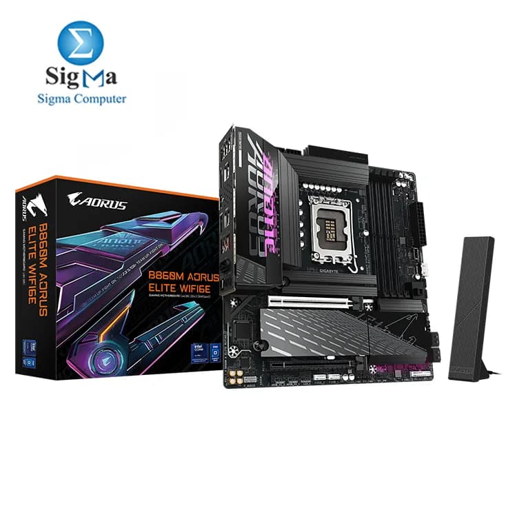 لوحة أم جيجابايت B860M AORUS ELITE WIFI6E