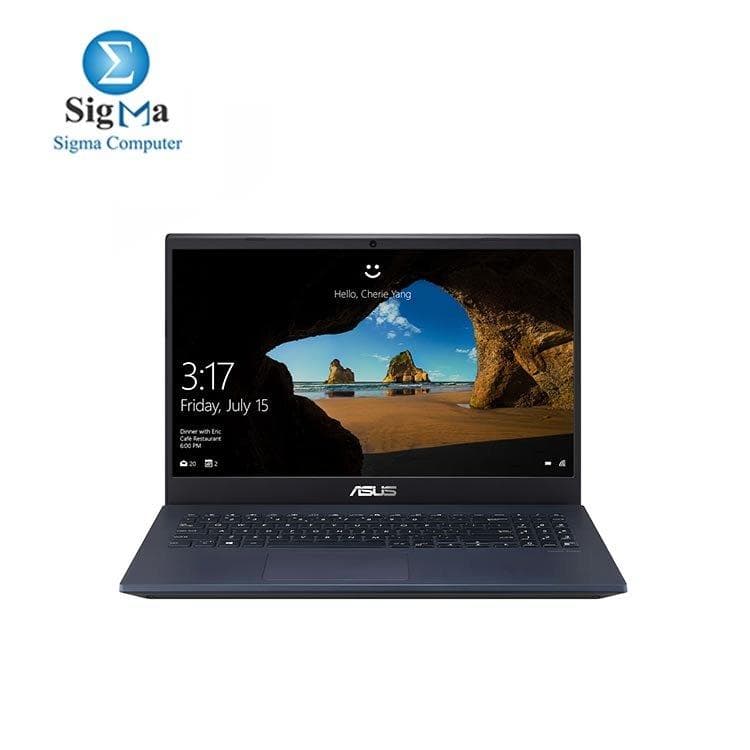 لابتوب اسوس 15-X571GT-BQ076T بمعالج Intel Core I7-9750H، رام 16GB DDR4، هارد 1TB + 256GB SSD، كرت شاشة NVIDIA GeForce GTX 1650 4GB، شاشة 15.6 FHD، ويندوز 10