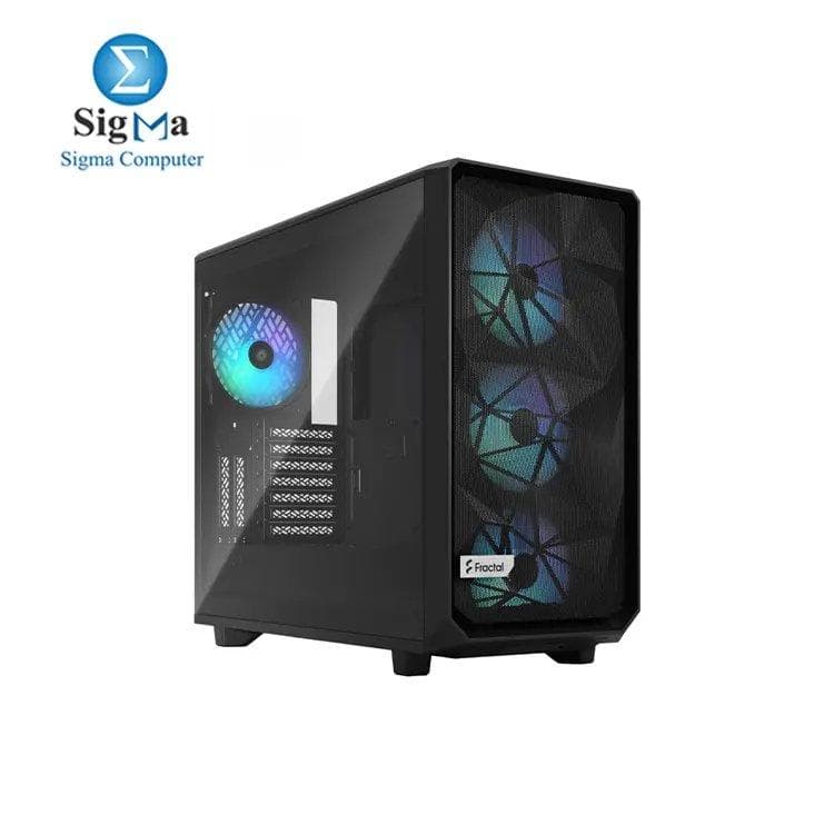 كيسة Fractal Design Meshify 2 زجاج مقسى لون أسود - RGB