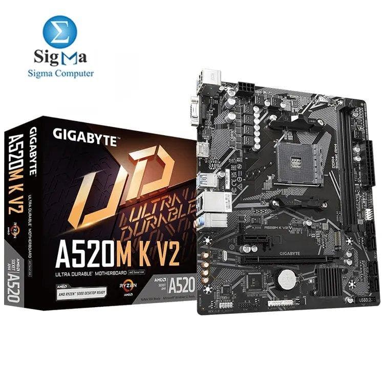 لوحة أم جيجابايت A520M K V2 سوكيت AM4