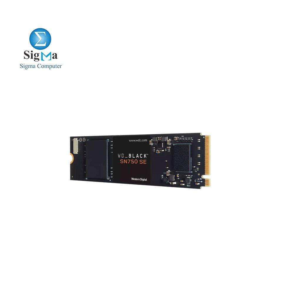هارد ويسترن ديجيتال BLACK SN750 SE سعة 250GB من نوع PCIe Gen4 NVMe جيمنج SSD، بسرعة قراءة تصل إلى 3,200MB/s