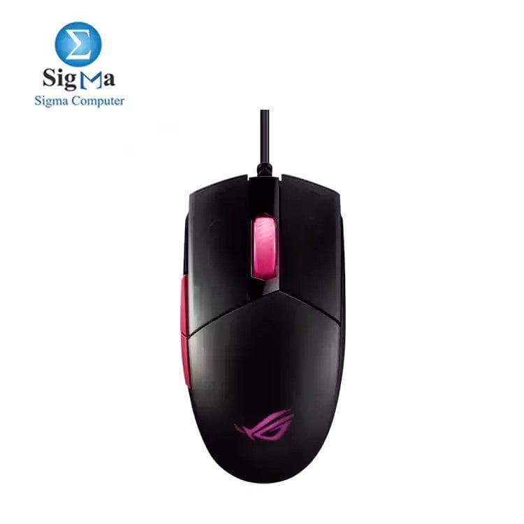ماوس اسوس ROG Strix P512 Impact II Electro Punk بدقة 6200 dpi وإضاءة RGB من ملحقات ROG