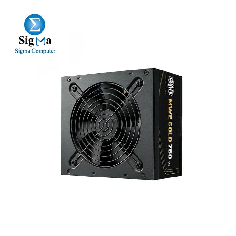 مزود طاقة Cooler Master MWE Gold V3 750W ATX 3.1 80 Plus Gold غير معياري