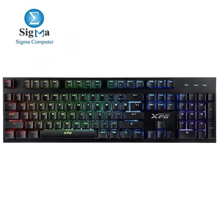 كيبورد XPG INFAREX K10 – مفاتيح Mem-chanical، 9 أوضاع RGB، 26 مفتاح anti-ghosting، مفاتيح وسائط، قفل مفتاح ويندوز، منفذ USB Type-A