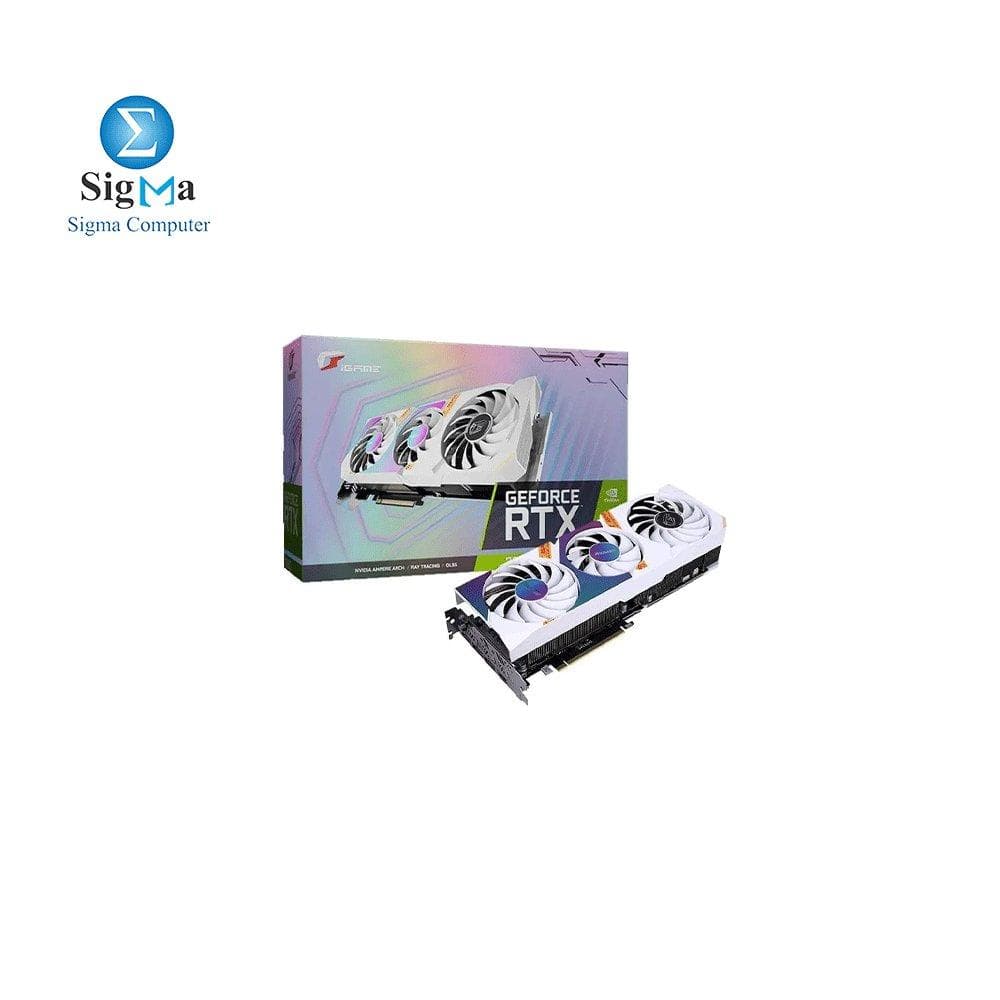 كرت شاشة COLORFUL iGame GeForce RTX 3080 Ultra W OC 12G LHR-V