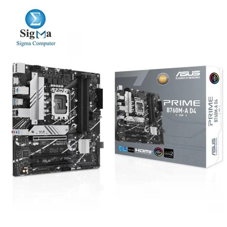ASUS PRIME B760M-A D4-CSM Socket LGA 1700 Motherboard