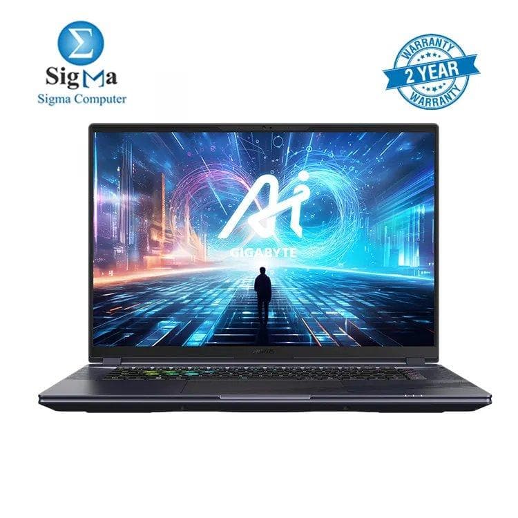 لابتوب جيجابايت AORUS 16X AKG 2024 - معالج i7 14650HX - رام 16G DDR5 5600HZ - هارد 1T Gen4 SSD - كرت شاشة RTX 4060 8G 140w - شاشة 16 IPS 2K 165Hz - إضاءة RGB - ويندوز 11 - ضمان سنتين